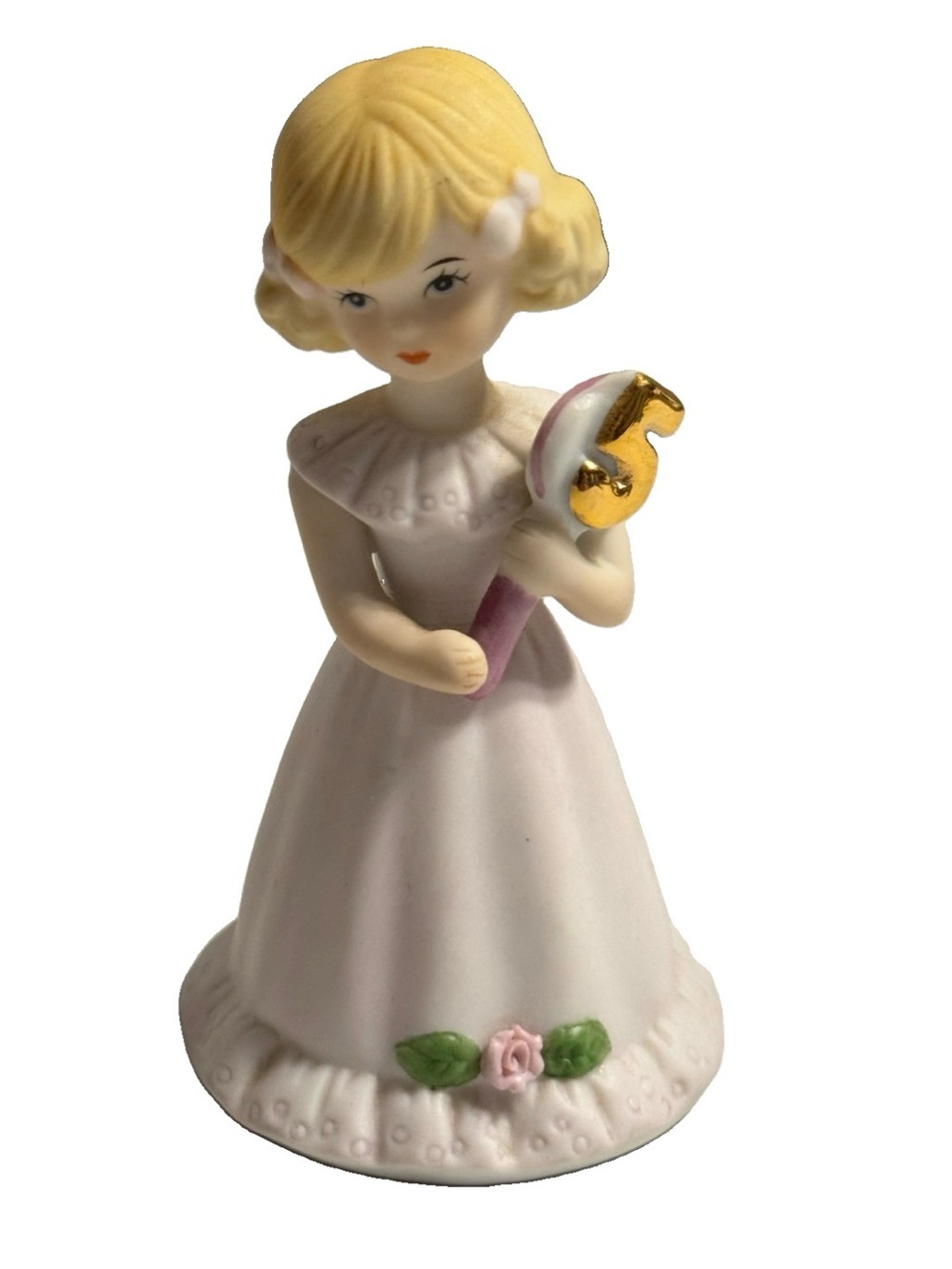 VTG Enesco Growing Up Birthday Girls Age 5